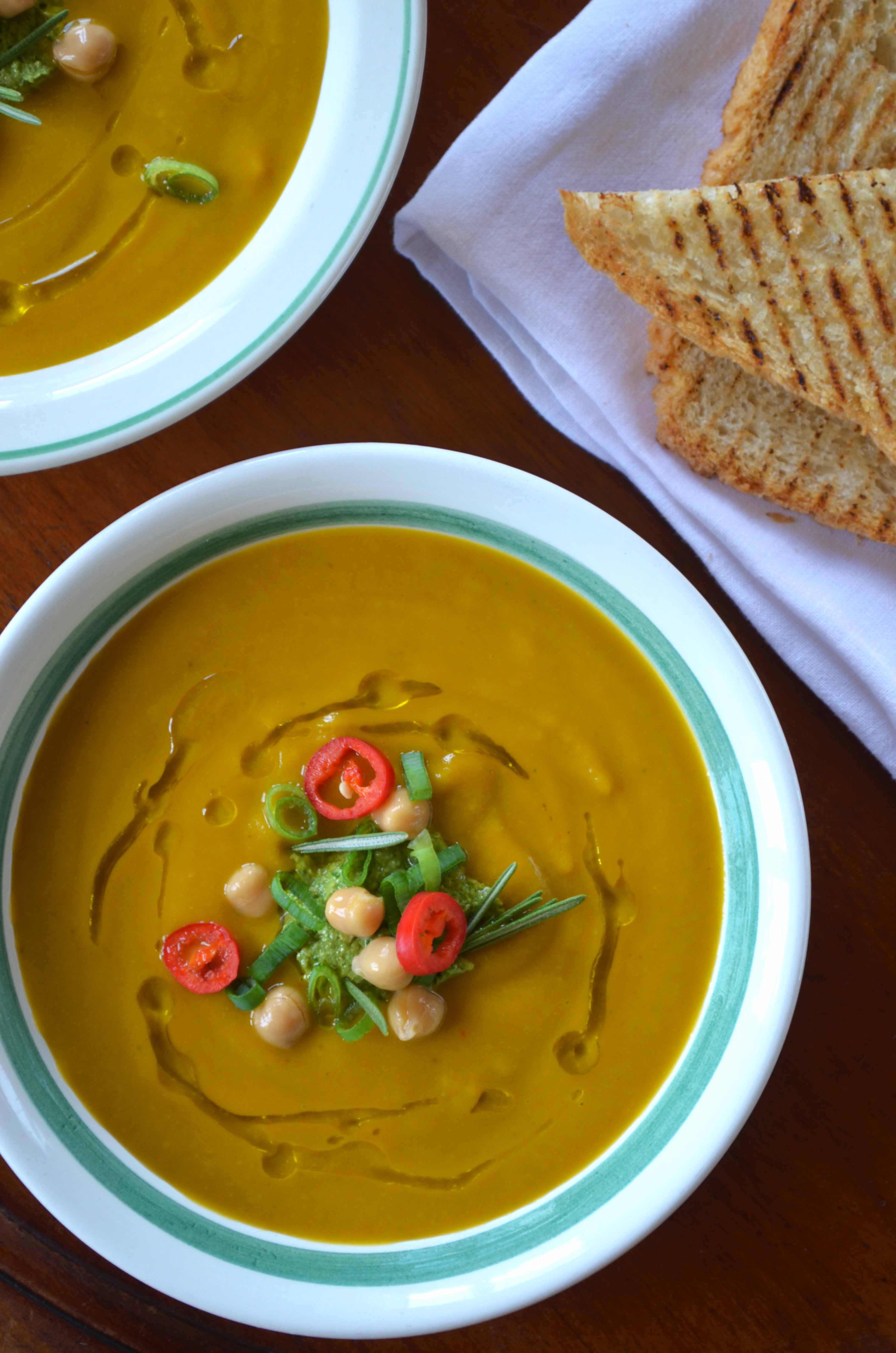 Spicy Pumpkin Soup That Healthy Kitchen