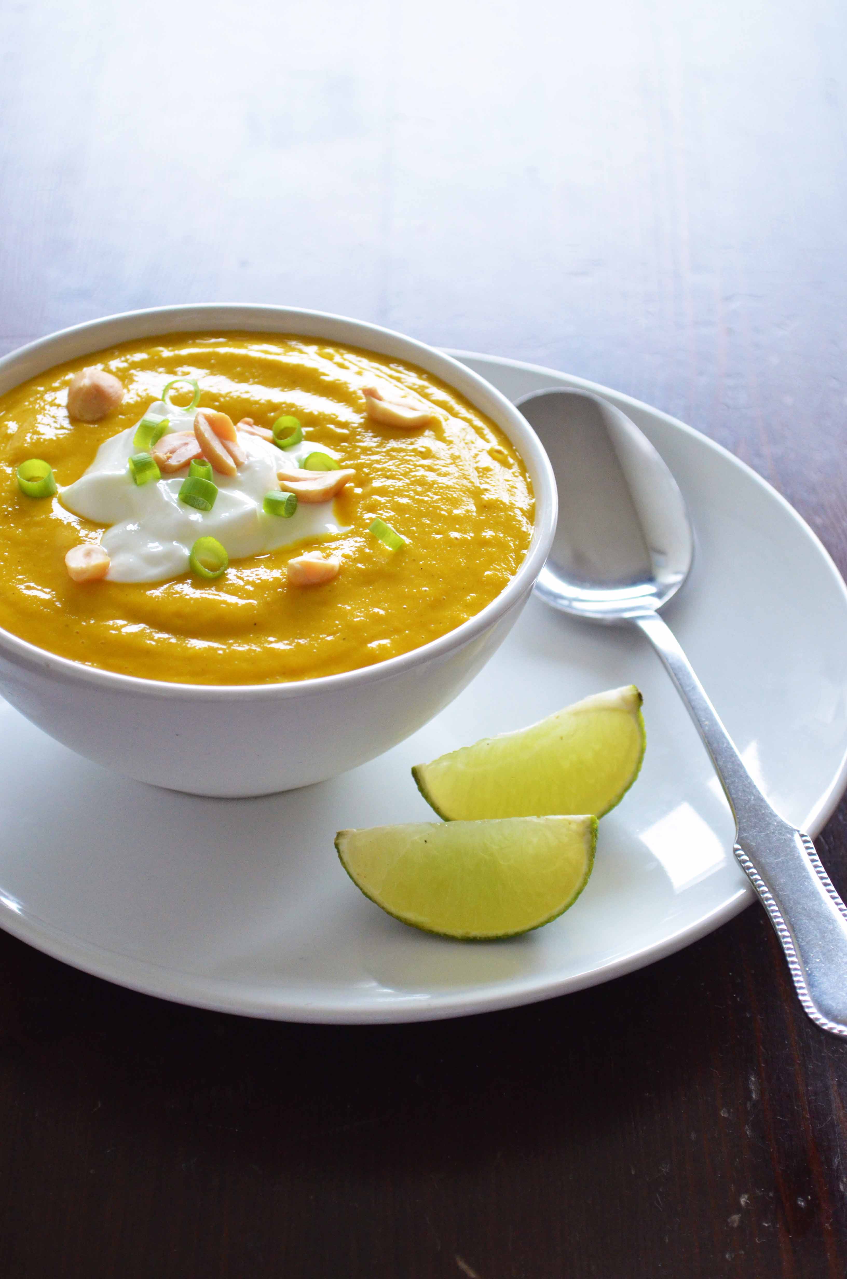 Spicy Pumpkin and Coconut Soup