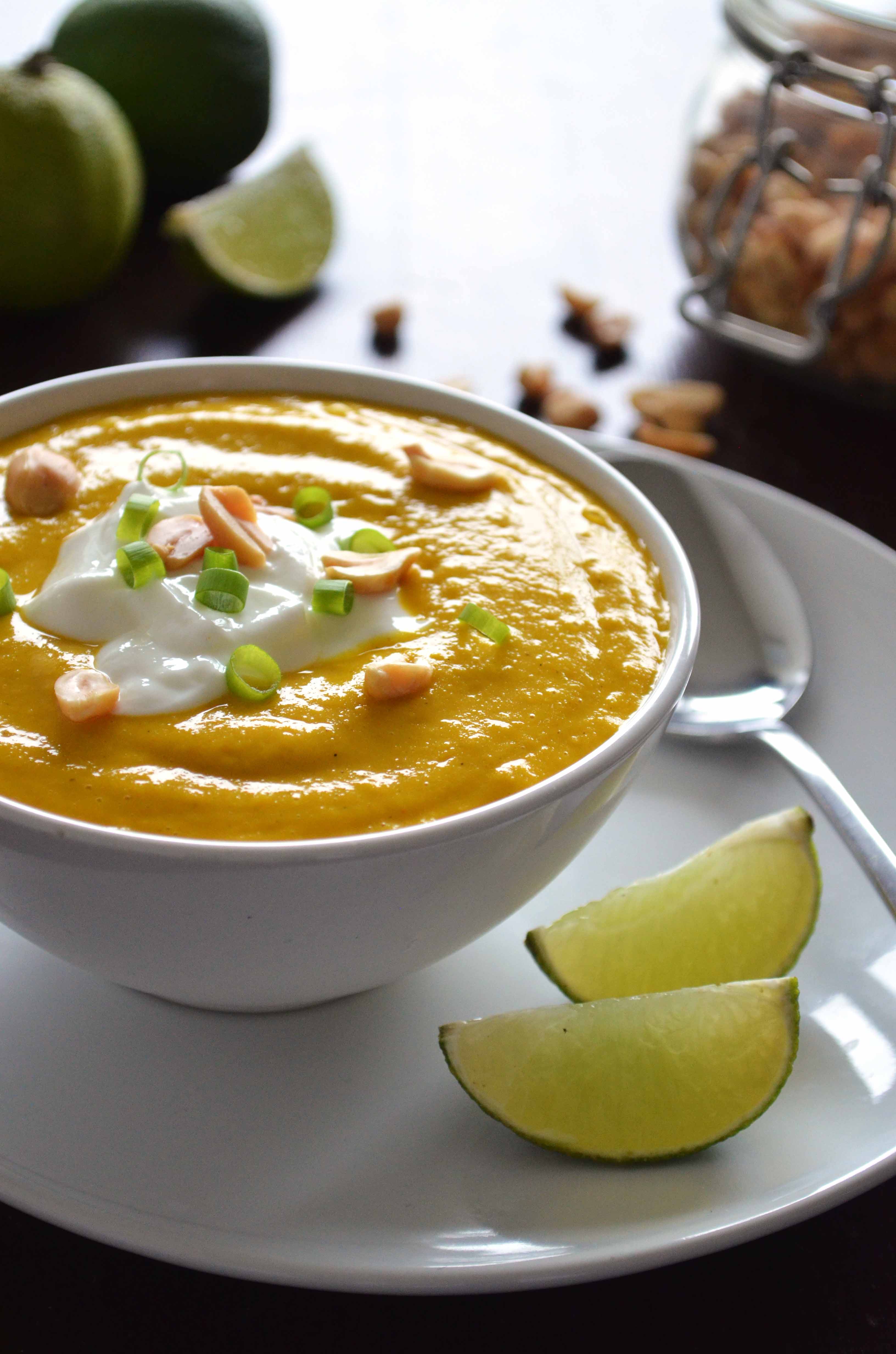 Spicy Pumpkin and Coconut Soup