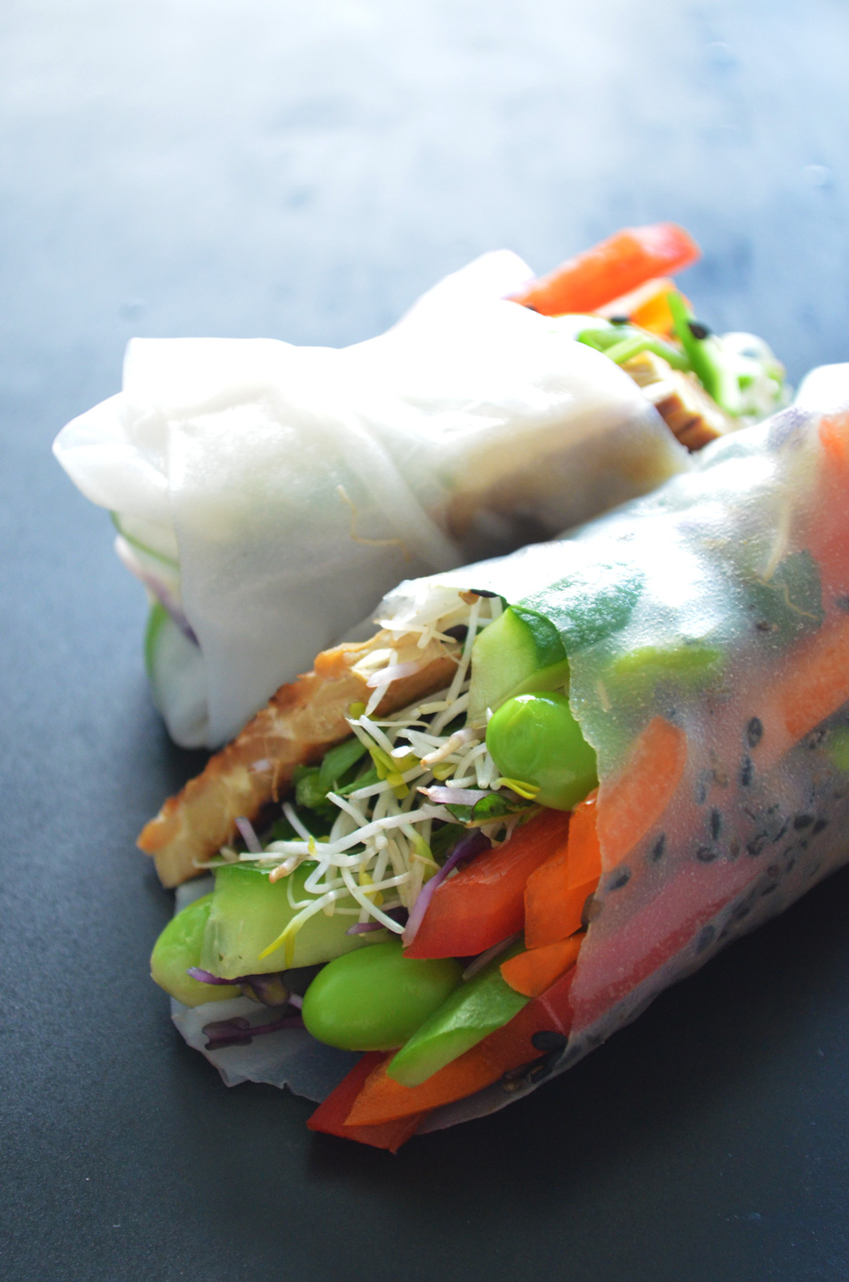 High Protein Vegan Summer Rolls - That Healthy KitchenThat Healthy Kitchen