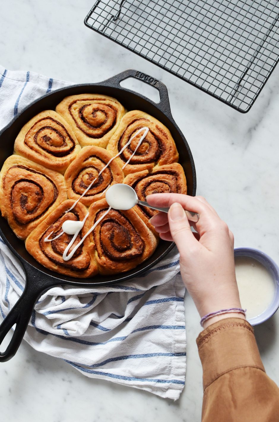 Recipe for the best, fluffiest cinnamon rolls
